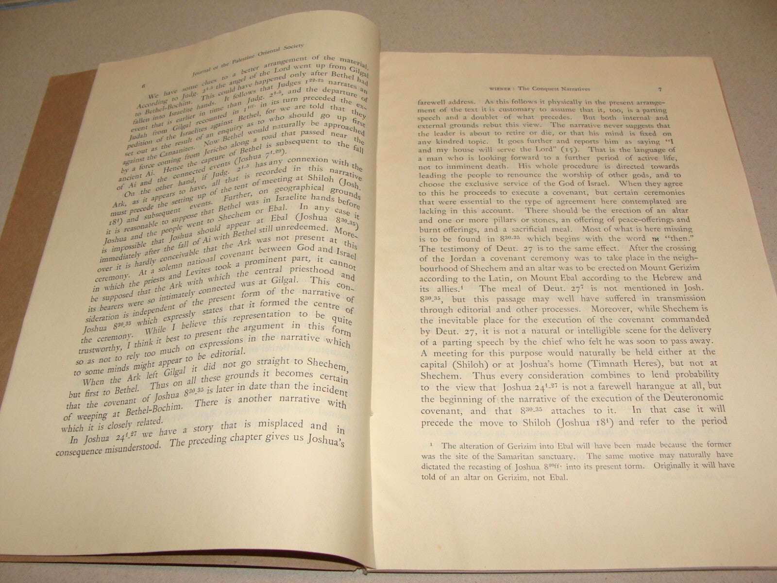 $ Journal Palestine 1929 Israel Oriental Society x2 Jewish Judaica