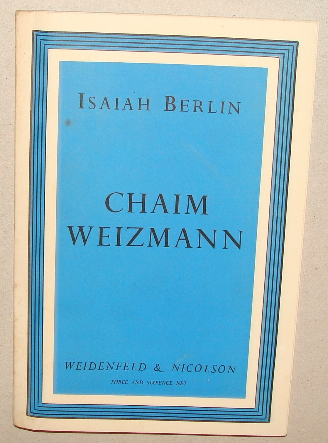 Book Jewish Judaica London 1957 Chaim Weizmann Herbert Samuel Lecture Zionism