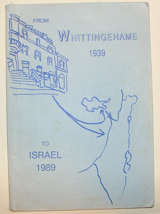 Book Jewish WWII KINDERTRANSPORT 1989 Children London Whittingehame To Israel