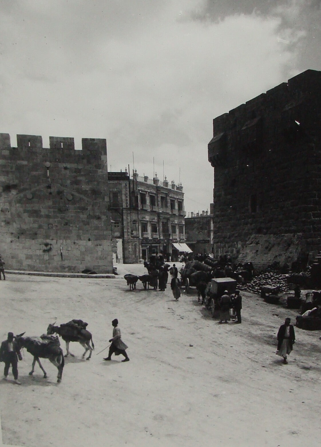 Photo Print, Ottoman Palestine Israel Jerusalem New Entrance City Wall Matson