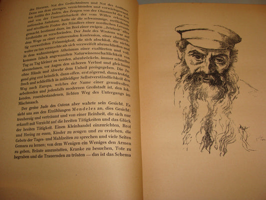 Germany Book Jewish Judaica 1922 German Arnold Zweig Hermann Struck Art Jews