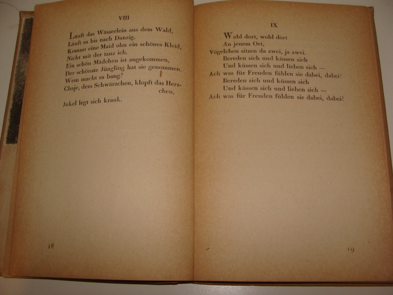 Germany Book Jewish Judaica 1920 German Poetry Poems Songs Book Ludwig Strauss