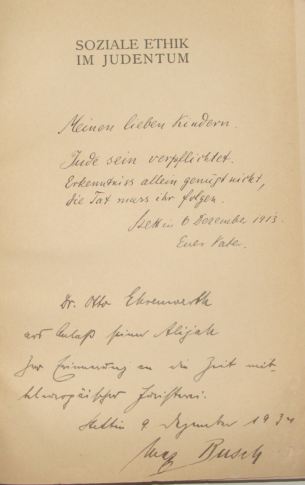 Germany Book Jewish Judaica 1913 Frankfurt Soziale Ethik im Judentum Philosophy