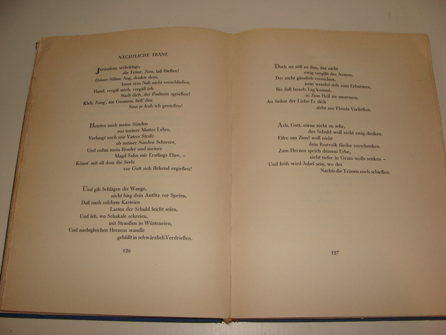 Germany Book Jewish Judaica 1926 German   Rabbi Jehuda Halevy Songs Poetry Poems