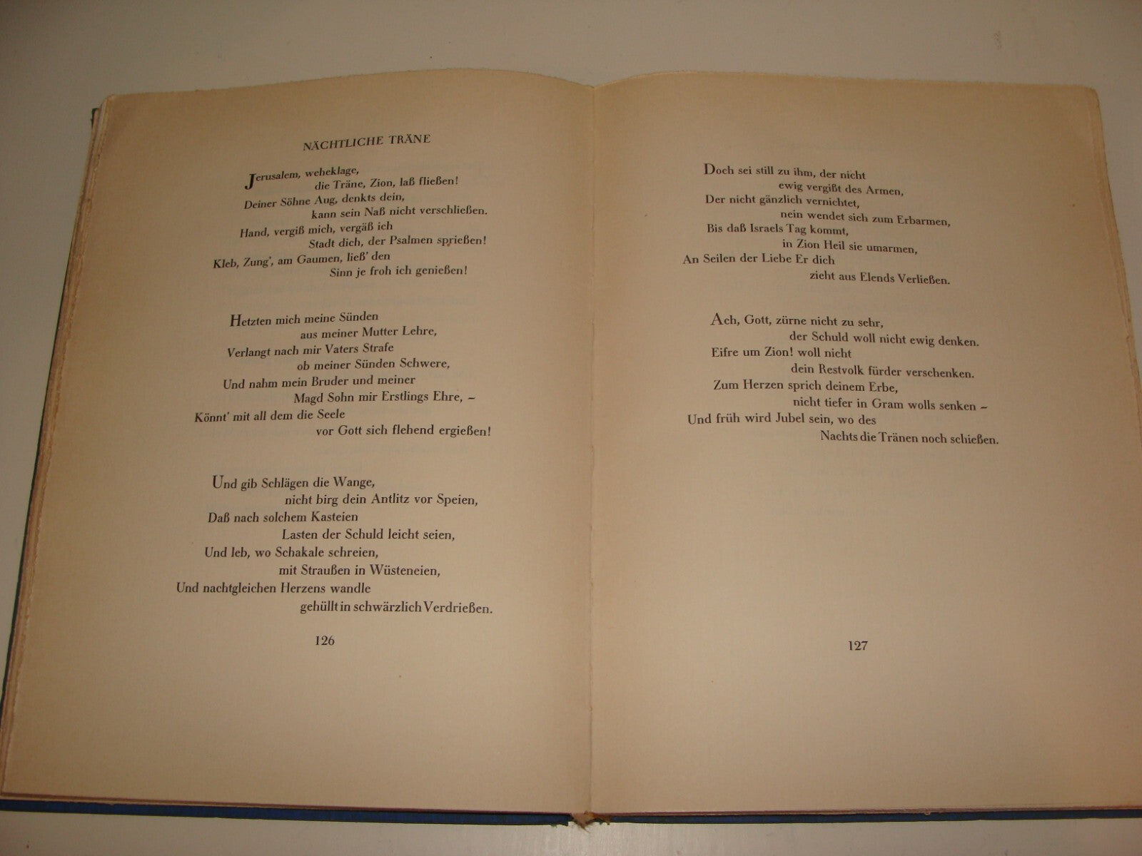 Germany Book Jewish Judaica 1926 German   Rabbi Jehuda Halevy Songs Poetry Poems