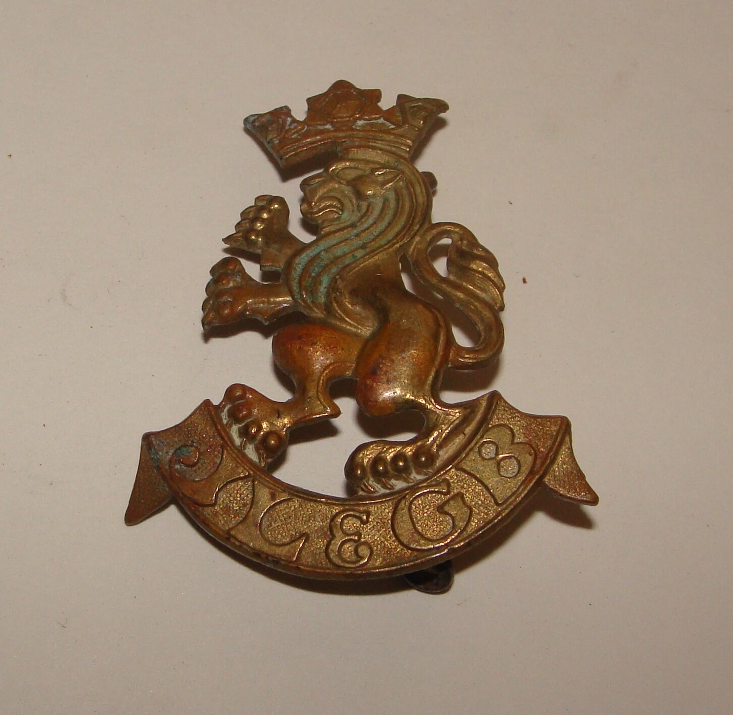 Ad Jewish Judaica Lads' and Girls' Brigade Britain England UK Badge Vintage