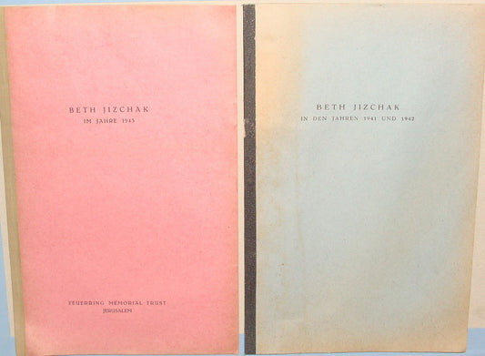 Paper Palestine 1940s Jewish WW2 Israel German Pioneers Jews Bet Yitzhak Zionist