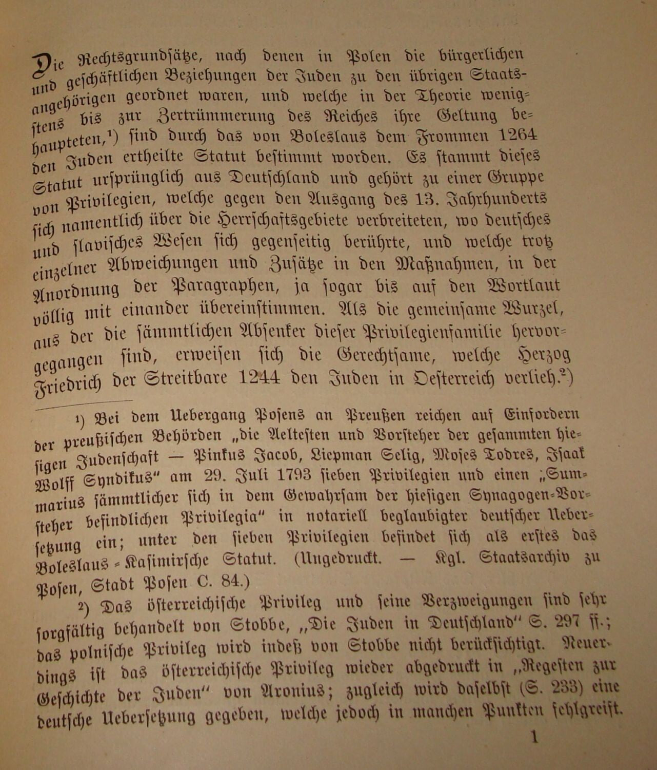 Book Jewish Judaica 1892 Poland JEWS RIGHTS Poznan German 1st Edition Bloch RARE