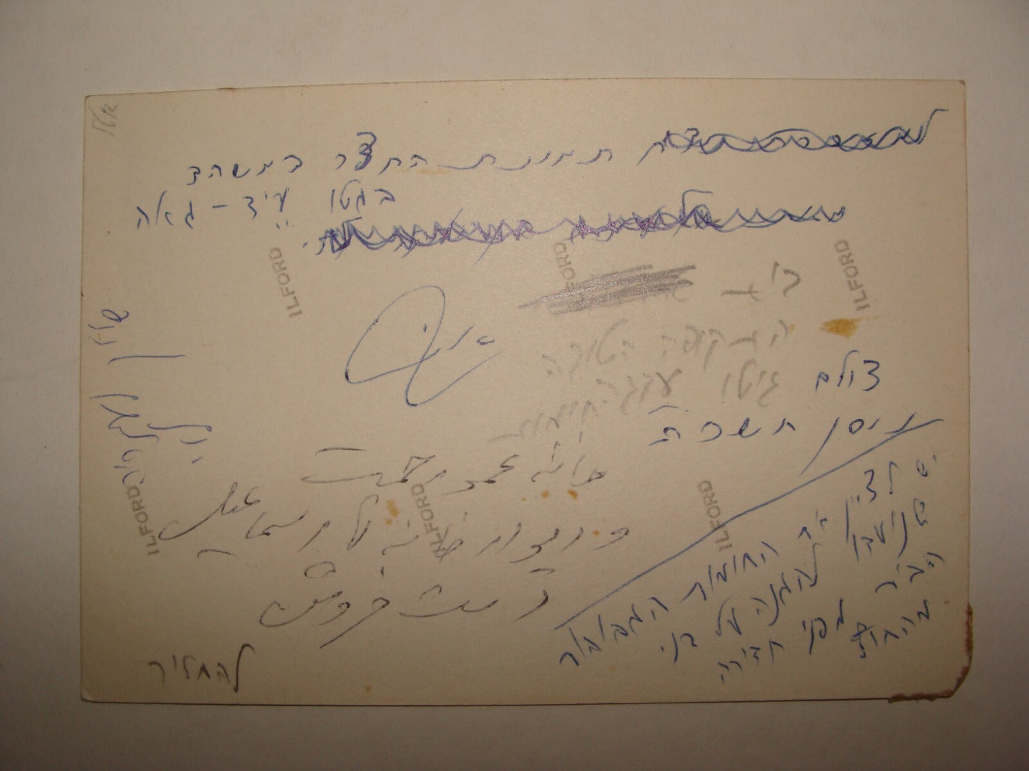 Photo Jewish Ad Judaica 1965 Azaria Levy Original Iran Persia Mashhad Jews