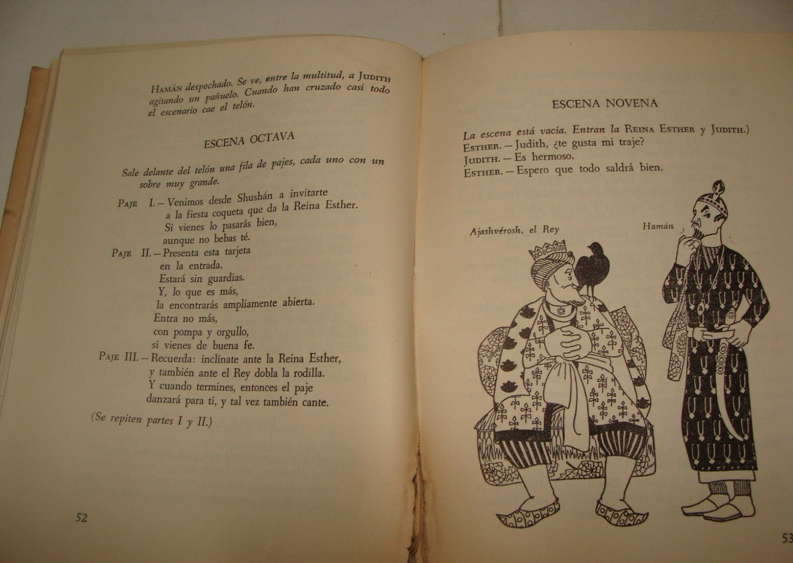 Book Jewish Judaica 1950 Argentina Theater Children Kids Zionist National Fund