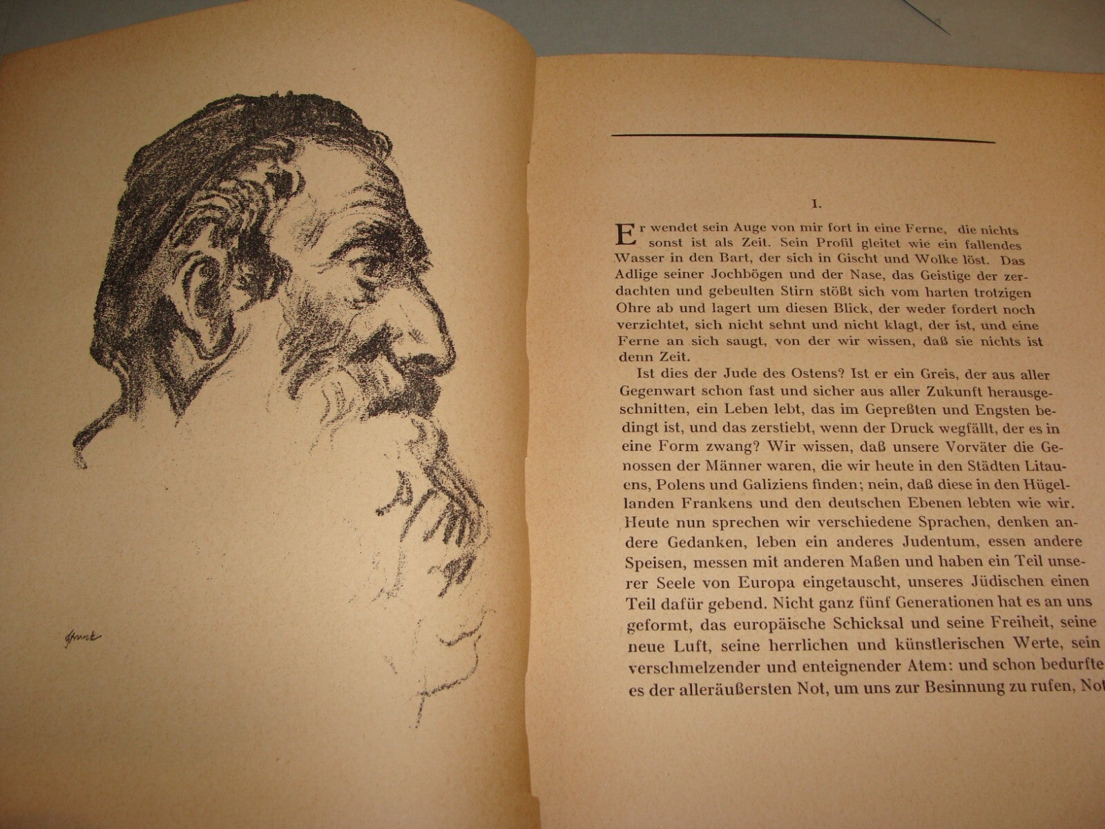 Germany Book Jewish Judaica 1922 German Arnold Zweig Hermann Struck Art Jews