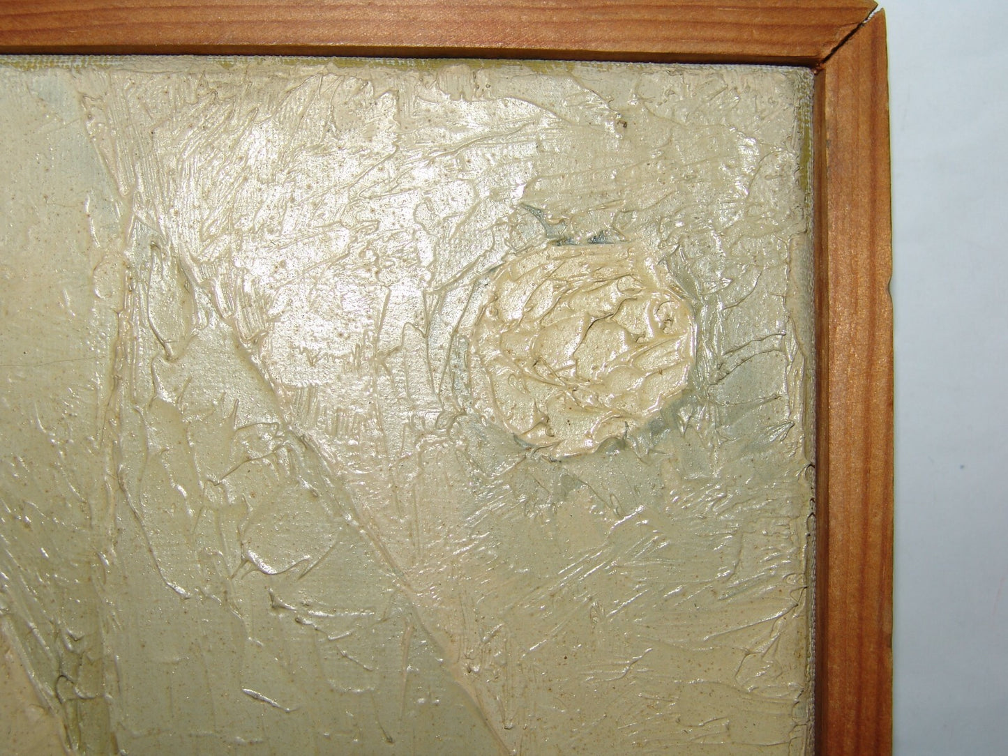 israel israeli art Sioma Baram abstract oil painting signed France Paris 1958