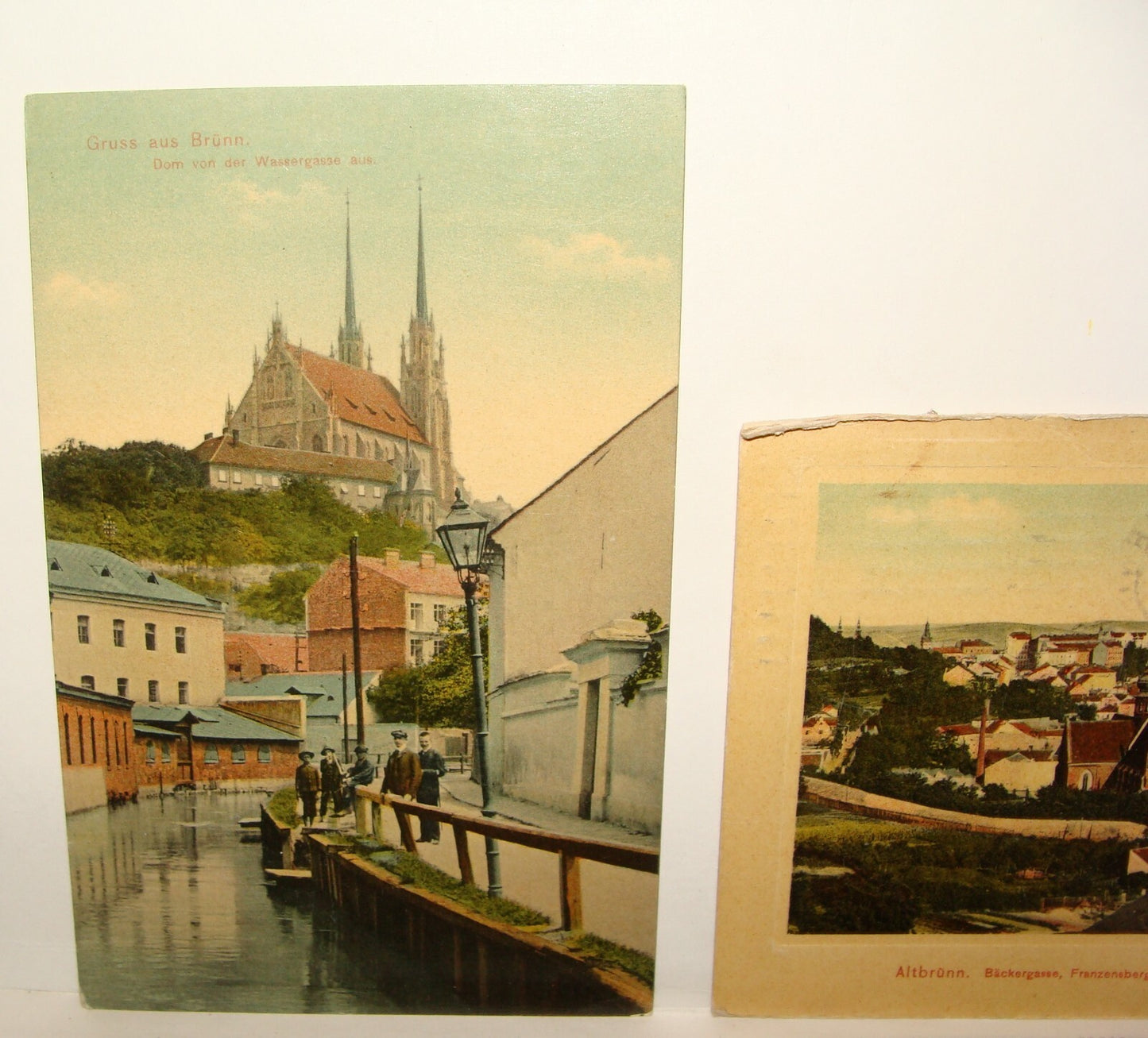 Germany Photo Jewish Card 1909 Czech Slovakia Moravia Brunn Brno Postcard x3