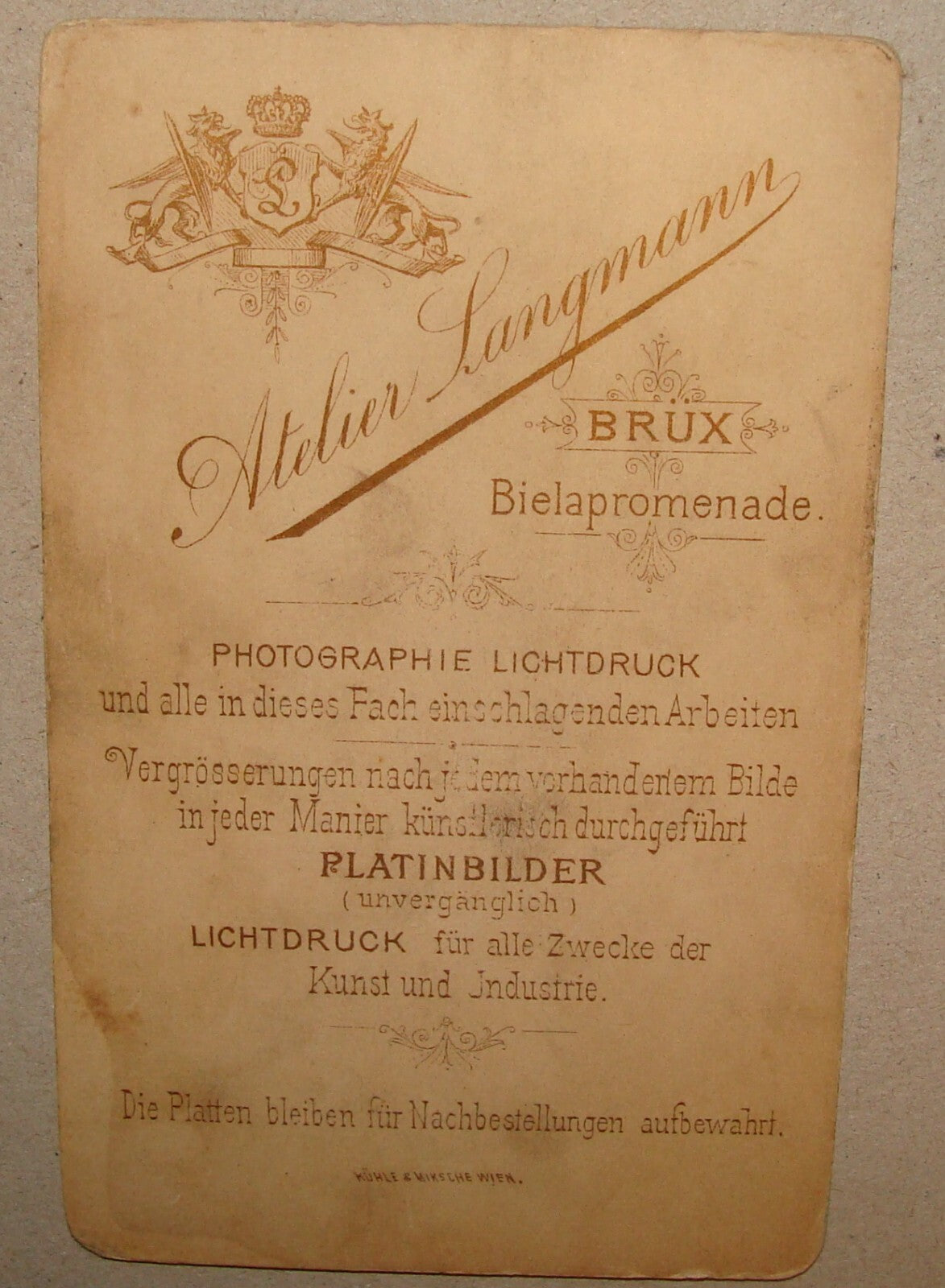 Germany Photo Jewish Judaica Antique Czech   Austria CDV Cabinet LANGMANN x3