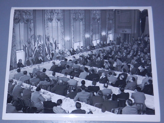 Jewish Judaica vintage israel Press photo David Ben Gurion USA visit 1951