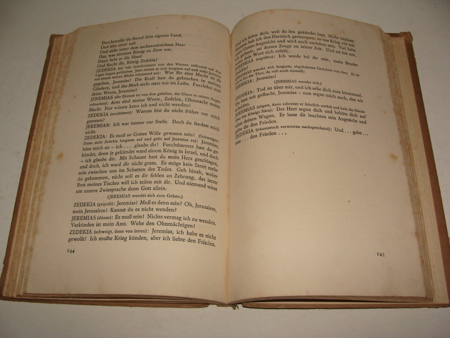 Germany Book Jewish Judaica German Leipzig 1919 Stefan Zweig Jeremias