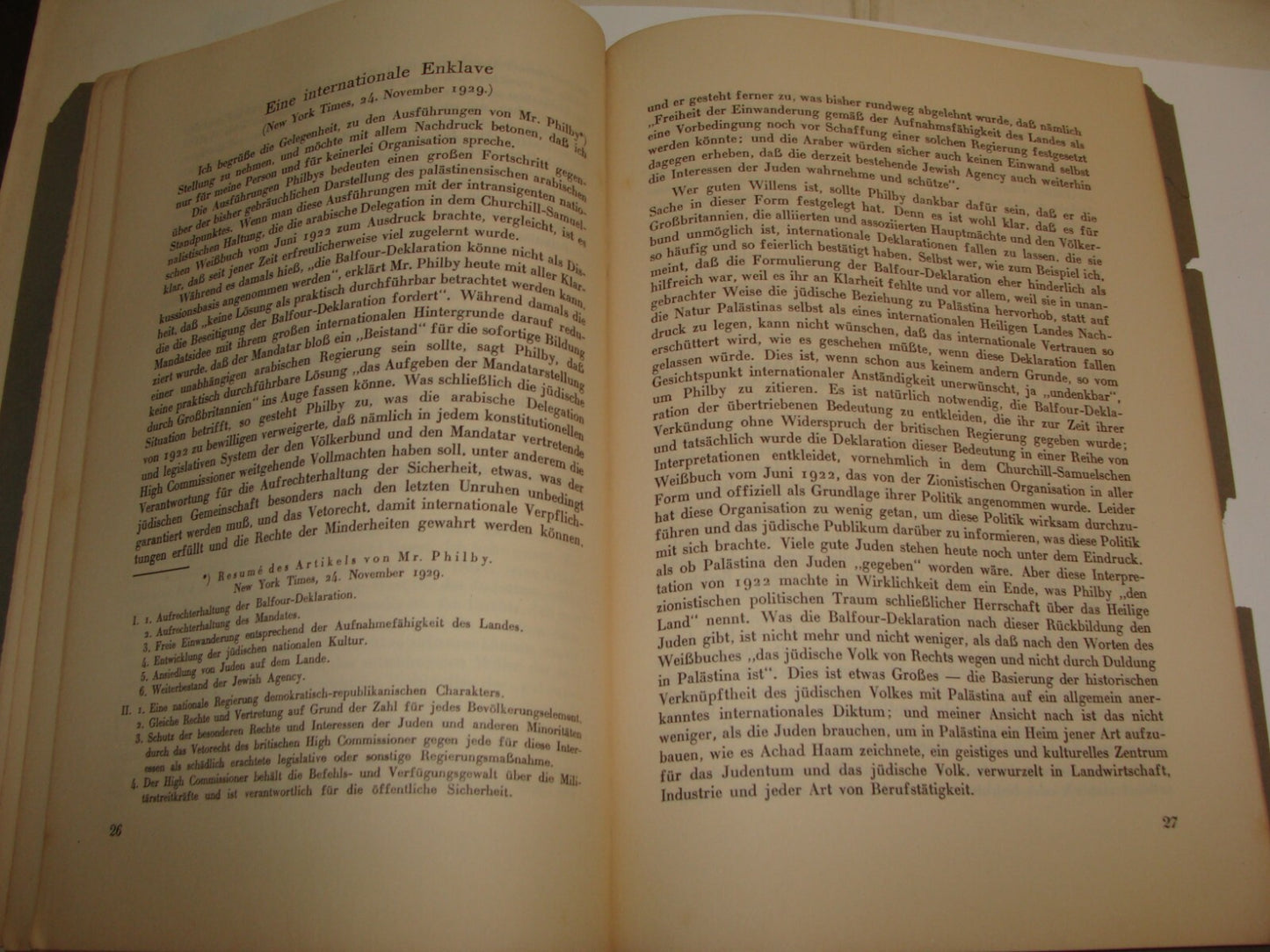 Booklet Palestine Jewish Judaica 1930 German Leib Magnes Zionist Politics Israel