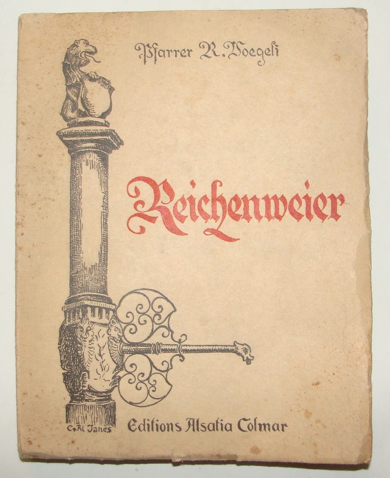 Book German Reichenweier ein altes Weinstadtchen Alsace Colmar France Voegeli
