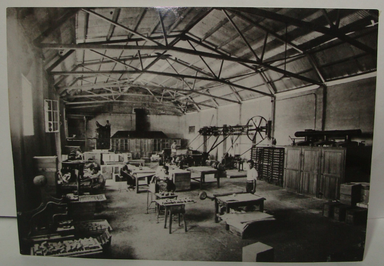 Photo Print, 1925 Palestine Israel Israeli Hebrew HAIFA SHEMEN Factory Company