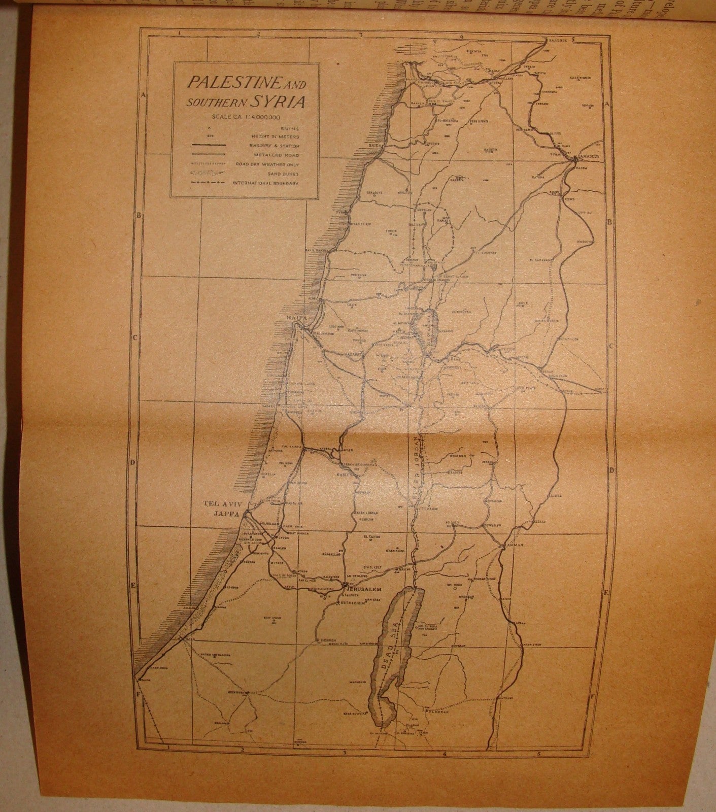 Book Palestine Guide including Trans Jordan Travel 1946 Israel Jerusalem Matson
