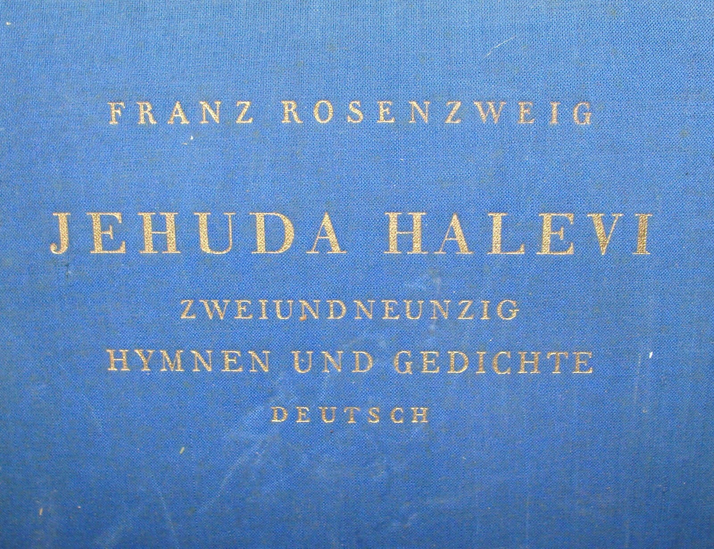Germany Book Jewish Judaica 1926 German   Rabbi Jehuda Halevy Songs Poetry Poems