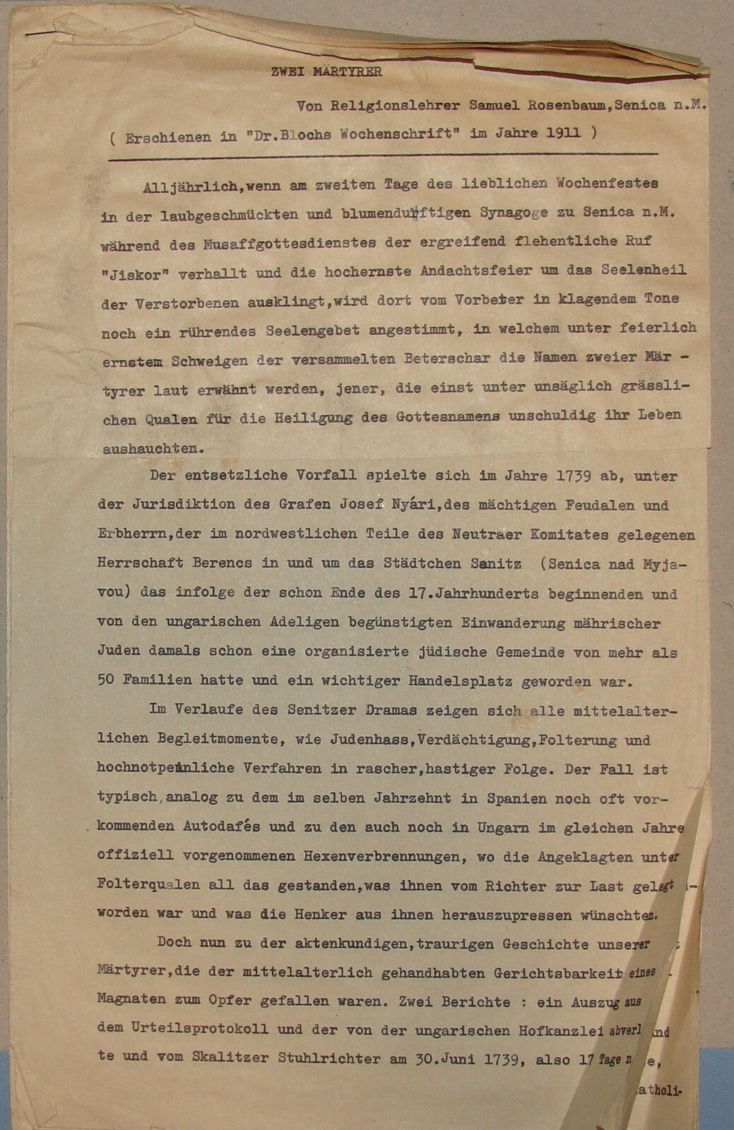 Germany Document Jewish Judaica German   1940s?