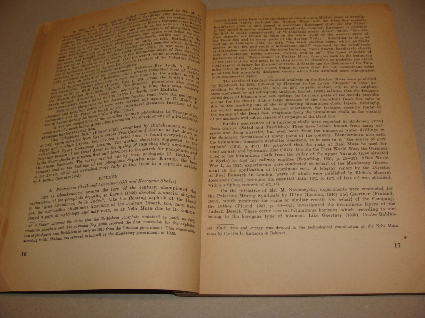 Bulletin Israel 1954 ECONOMIC FORUM Industry Mineral Water Gas Oil Map