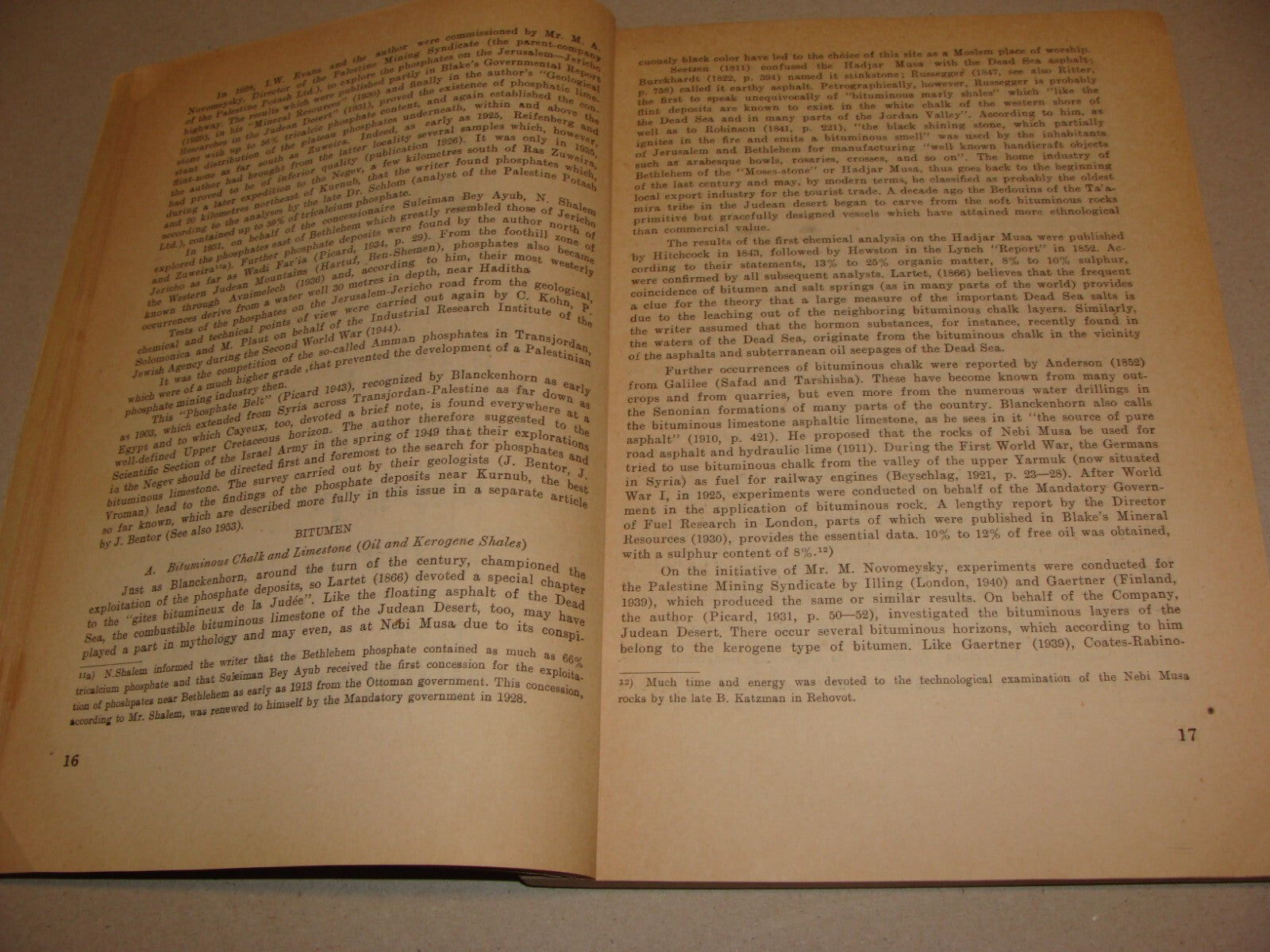 Bulletin Israel 1954 ECONOMIC FORUM Industry Mineral Water Gas Oil Map