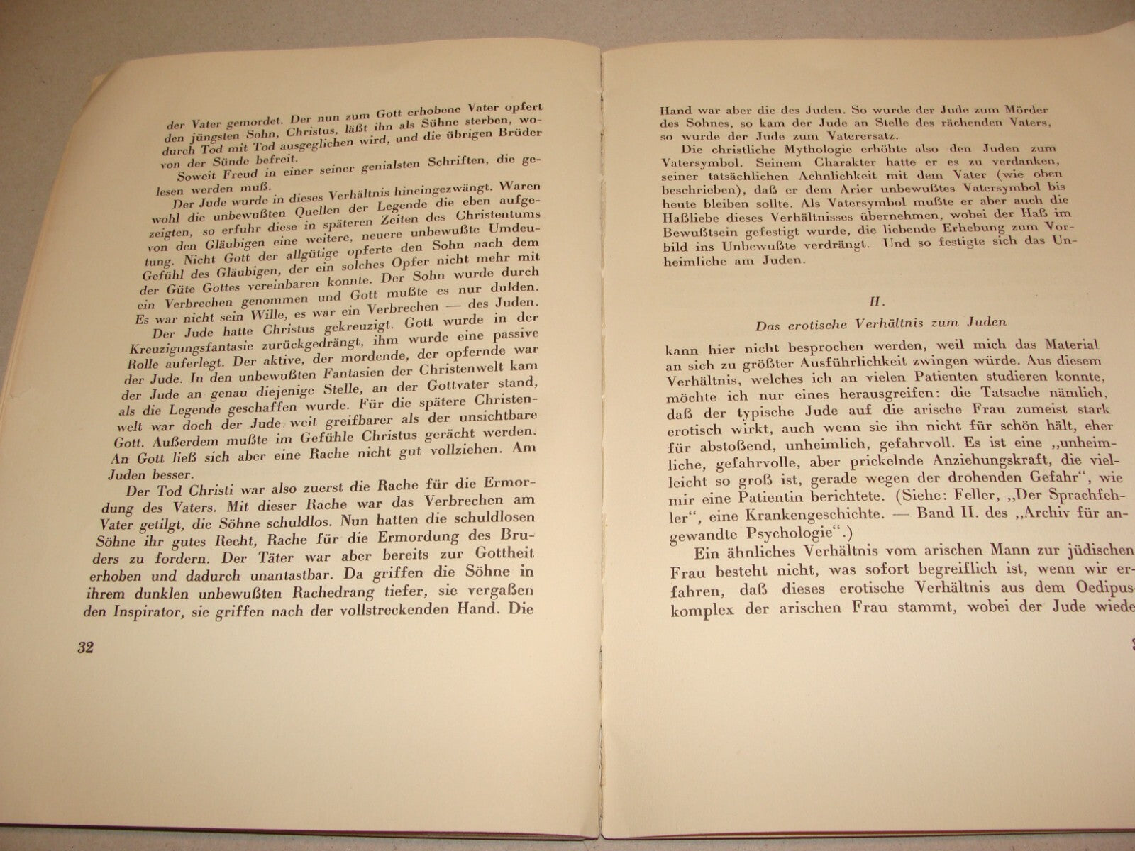 Germany Book Jewish 1931 German Berlin Feller Antisemitism Psychoanalytic Jews