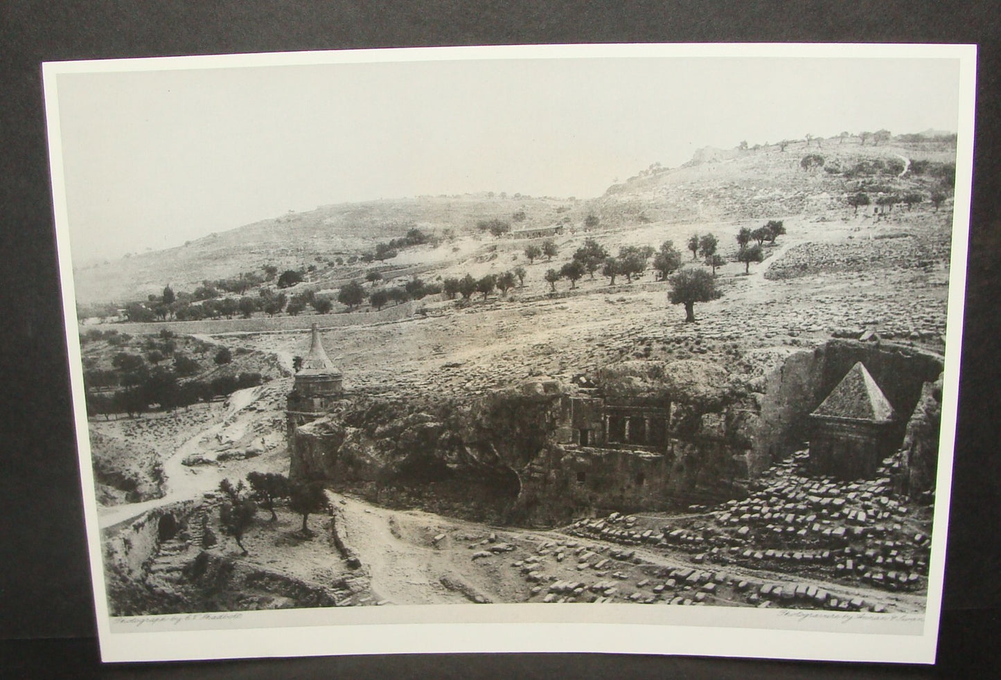 Photo Print Palestine Ad HQ CECIL SHADBOLT 1888 Jerusalem Valley Walks in Harper