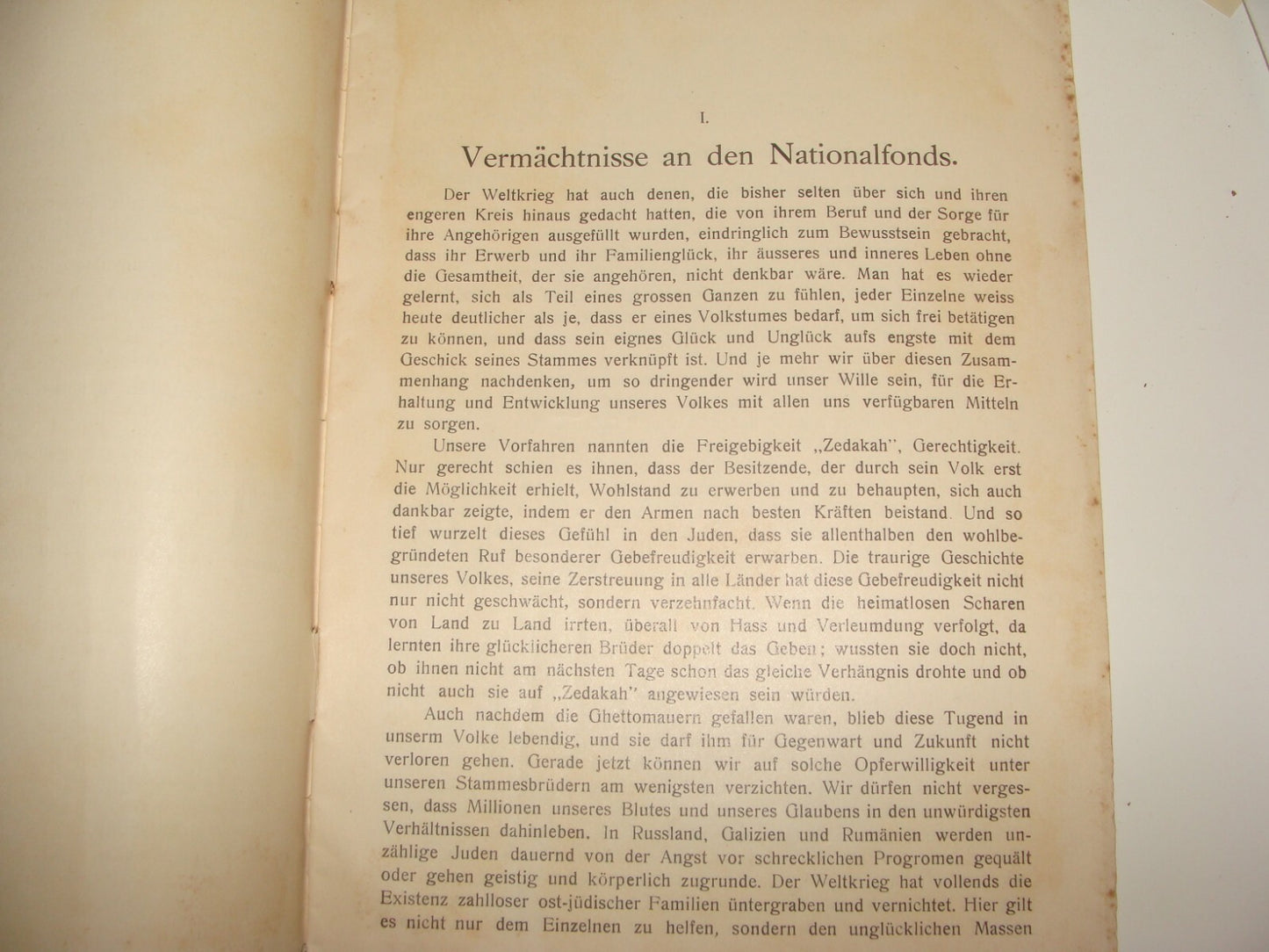 Germany Booklet Palestine Judaica 1915 German Jewish Fund KKL JNF Zionist Israel
