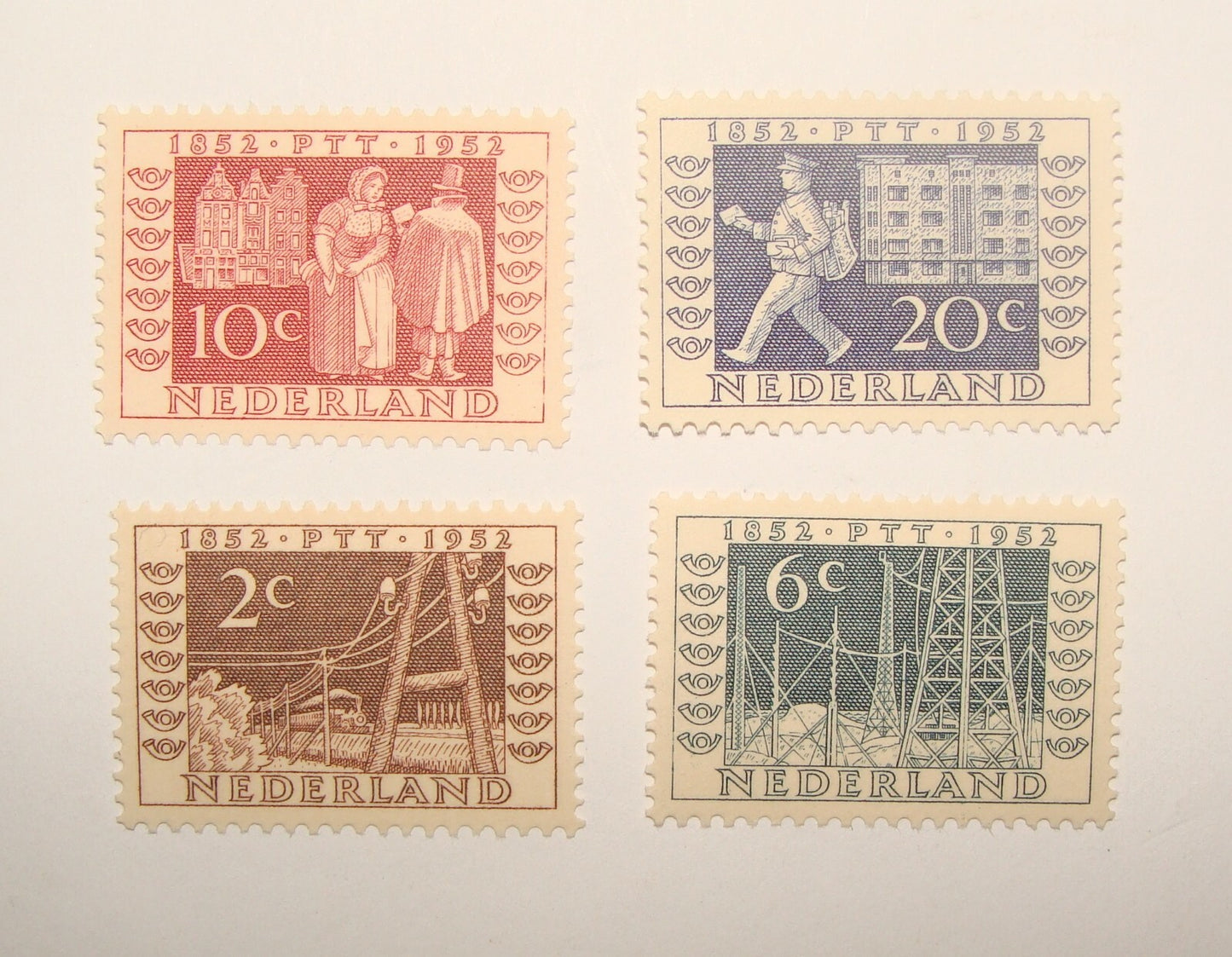 Netherlands 1952 Utrecht (ITEP) Stamp Exhibition MNH Set