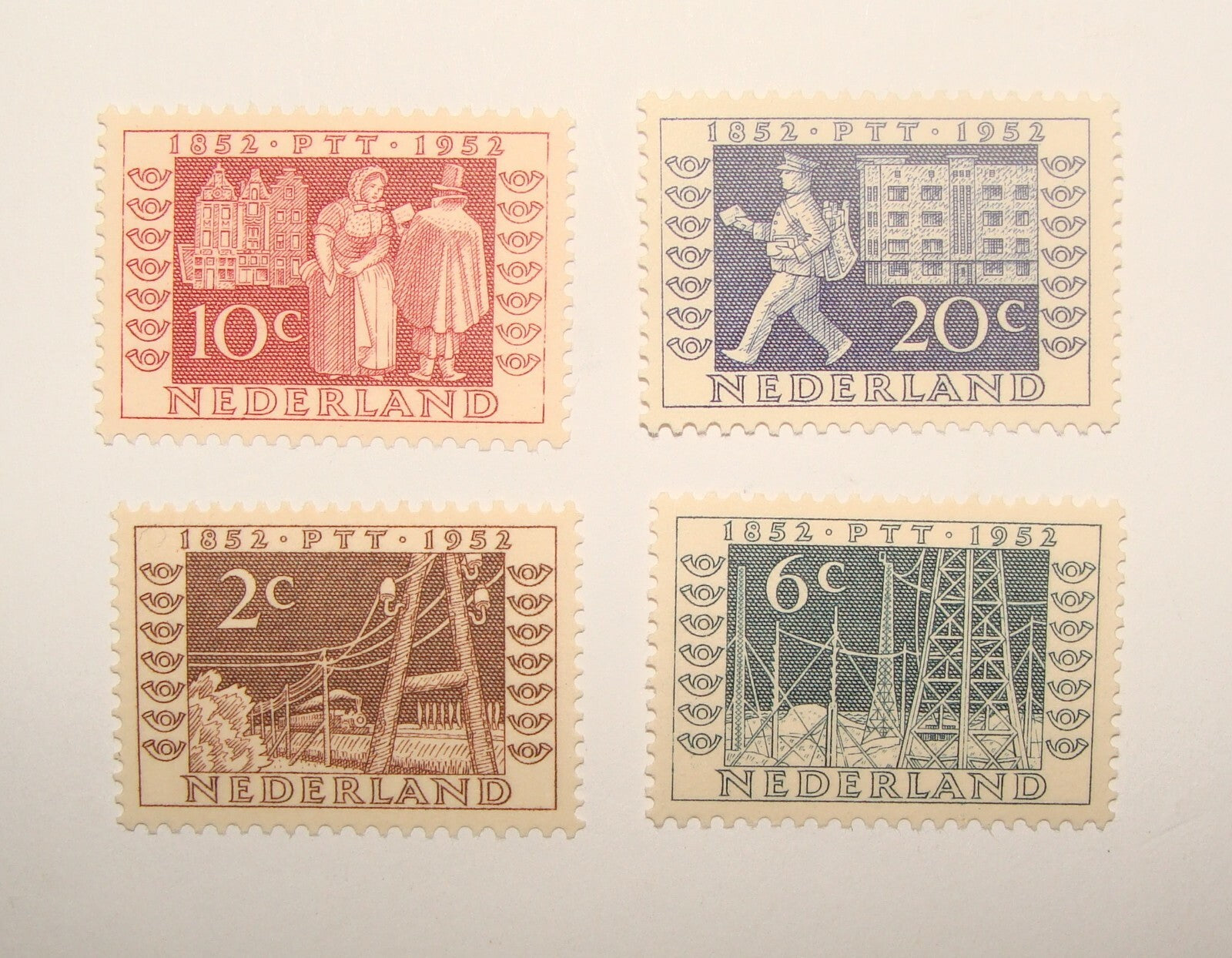 Netherlands 1952 Utrecht (ITEP) Stamp Exhibition MNH Set