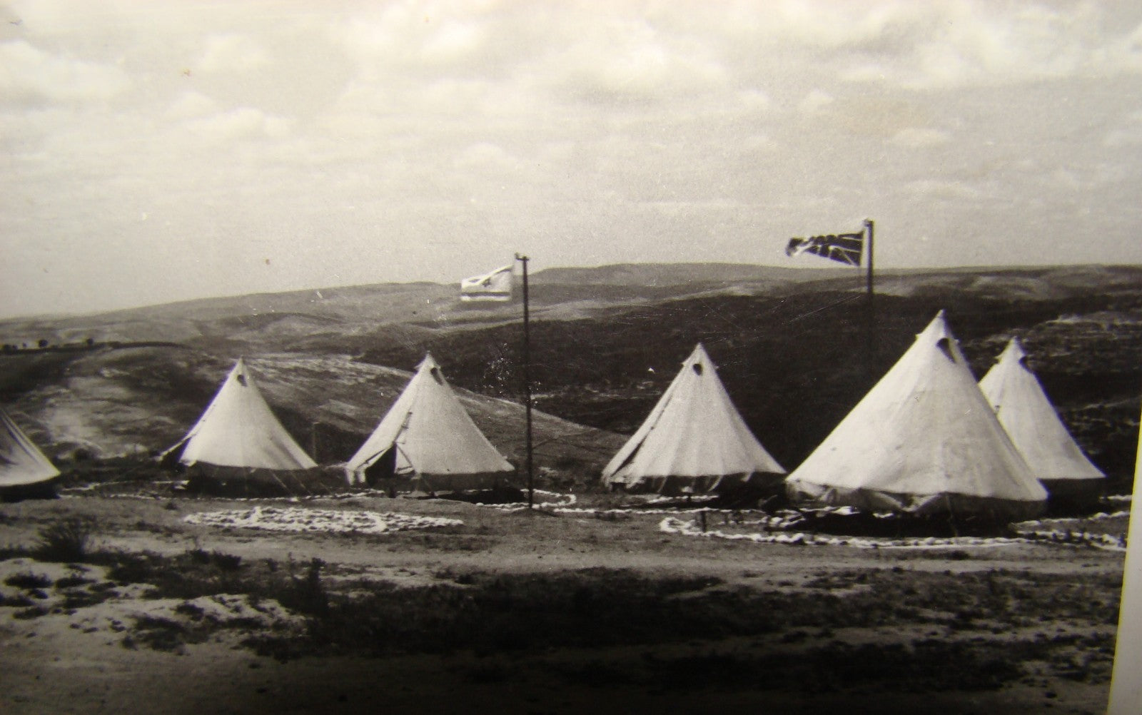 Pol Photo Palestine jewish hebrew israel haganah 1930's kibbutz ? Notrim police