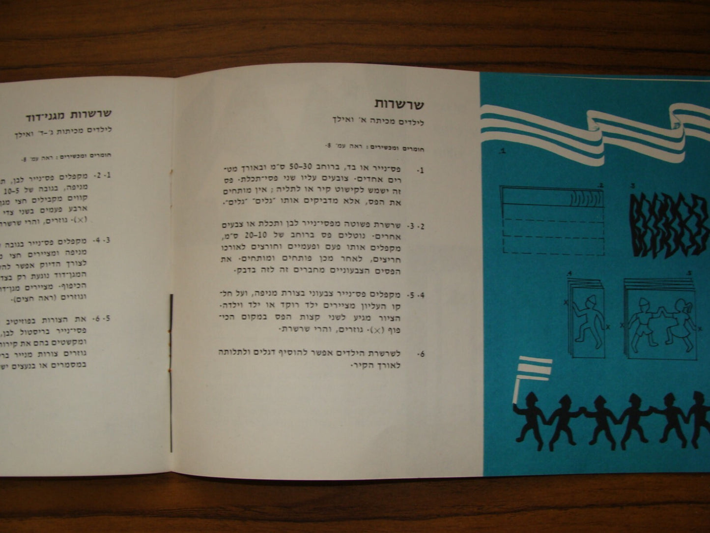 Booklet Jewish judaica 1968 Israeli Israel Hebrew independence day school kids