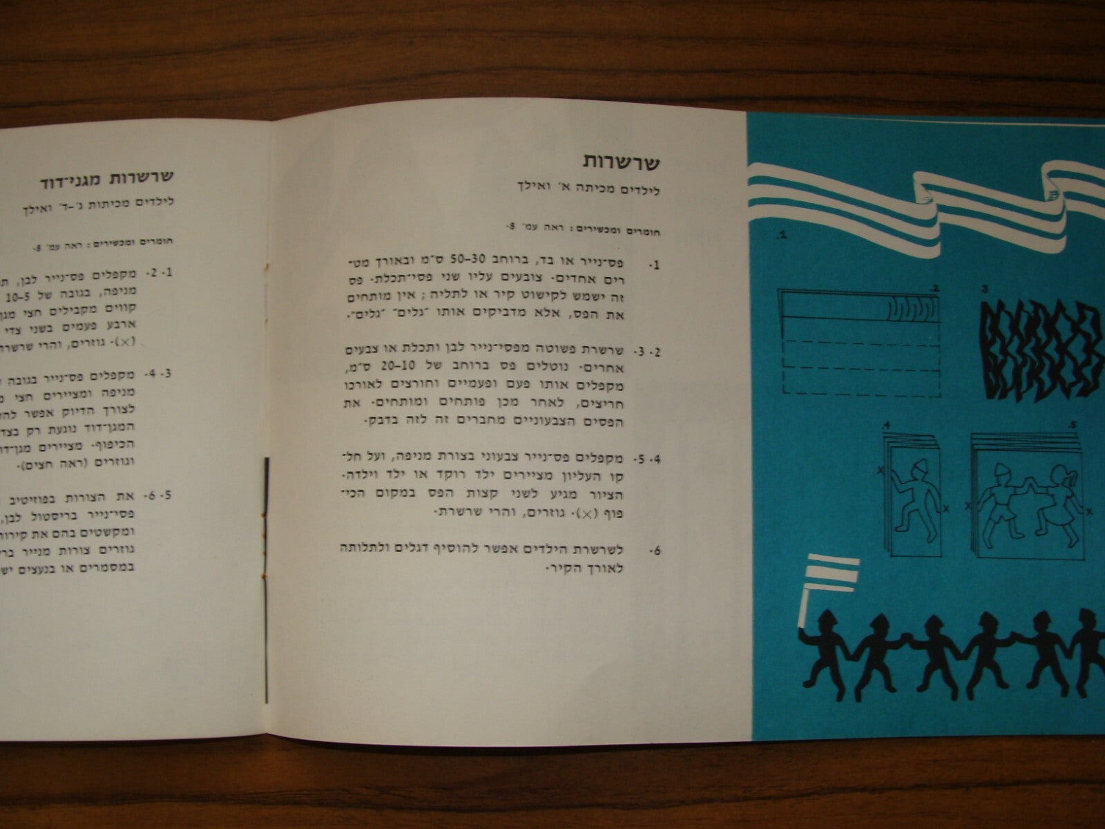 Booklet Jewish judaica 1968 Israeli Israel Hebrew independence day school kids
