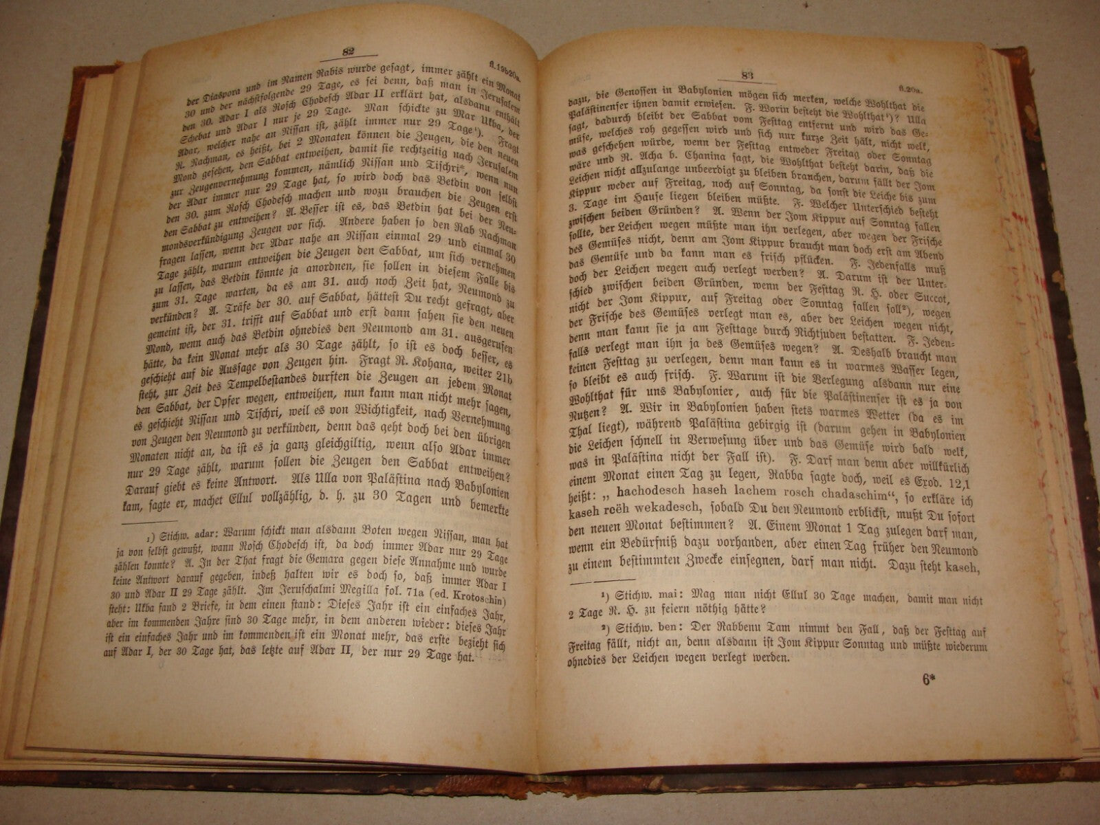 Germany Book Jewish Judaica 1886 German   Frankfurt Rabbi Rawicz ROSH HASHANAH