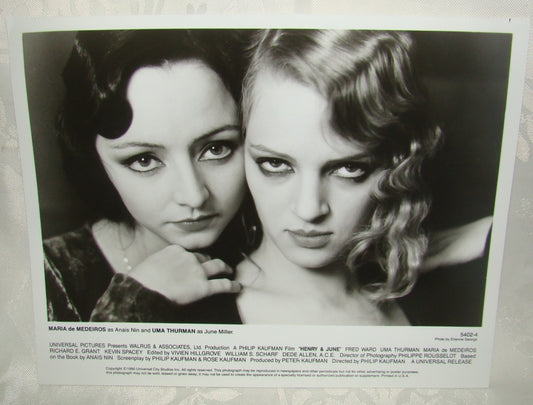1990 Press Photo UMA THURMAN Henry & June Movie Film Universal Pictures