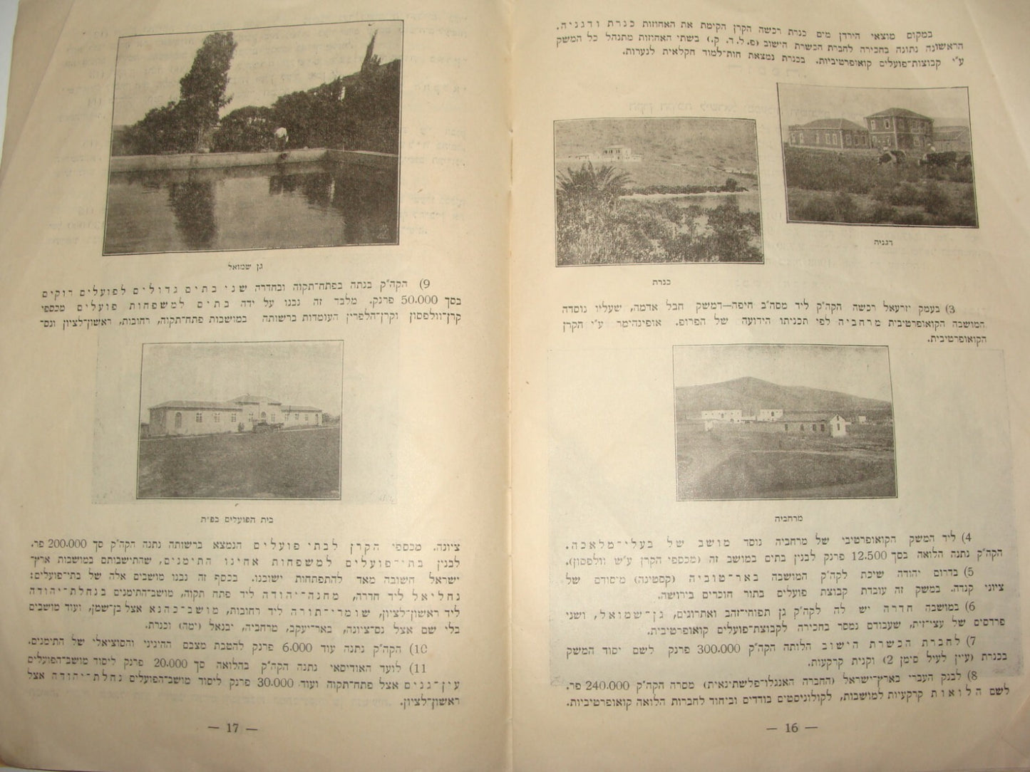 Booklet Palestine Judaica Jewish 1918 Israel Zionist JNF KKL Memory צ'לנוב Herzl