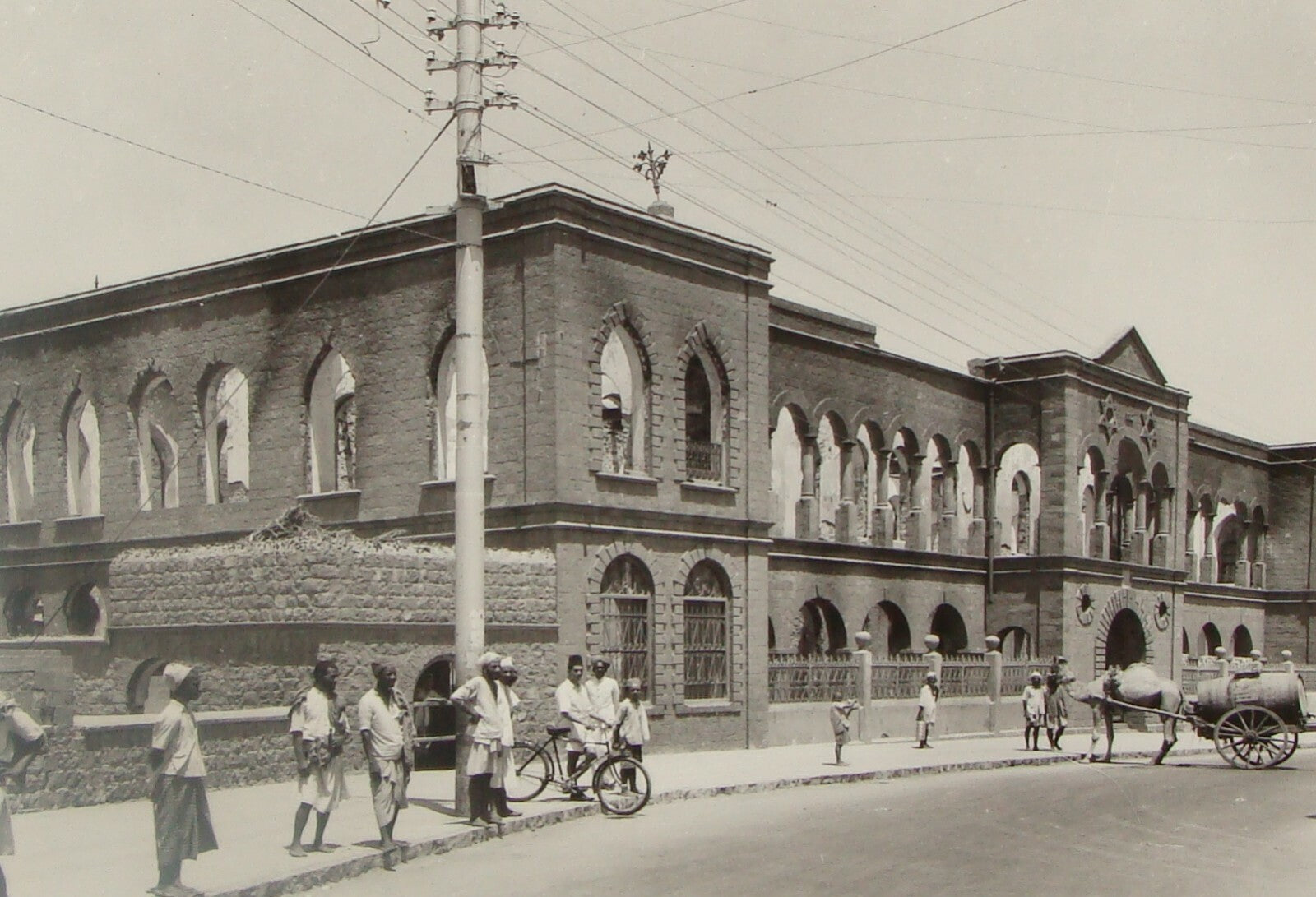 Photo Print Jewish Ad , Judaica Yemenite Jews Aden Yemen 1948 School After Riots