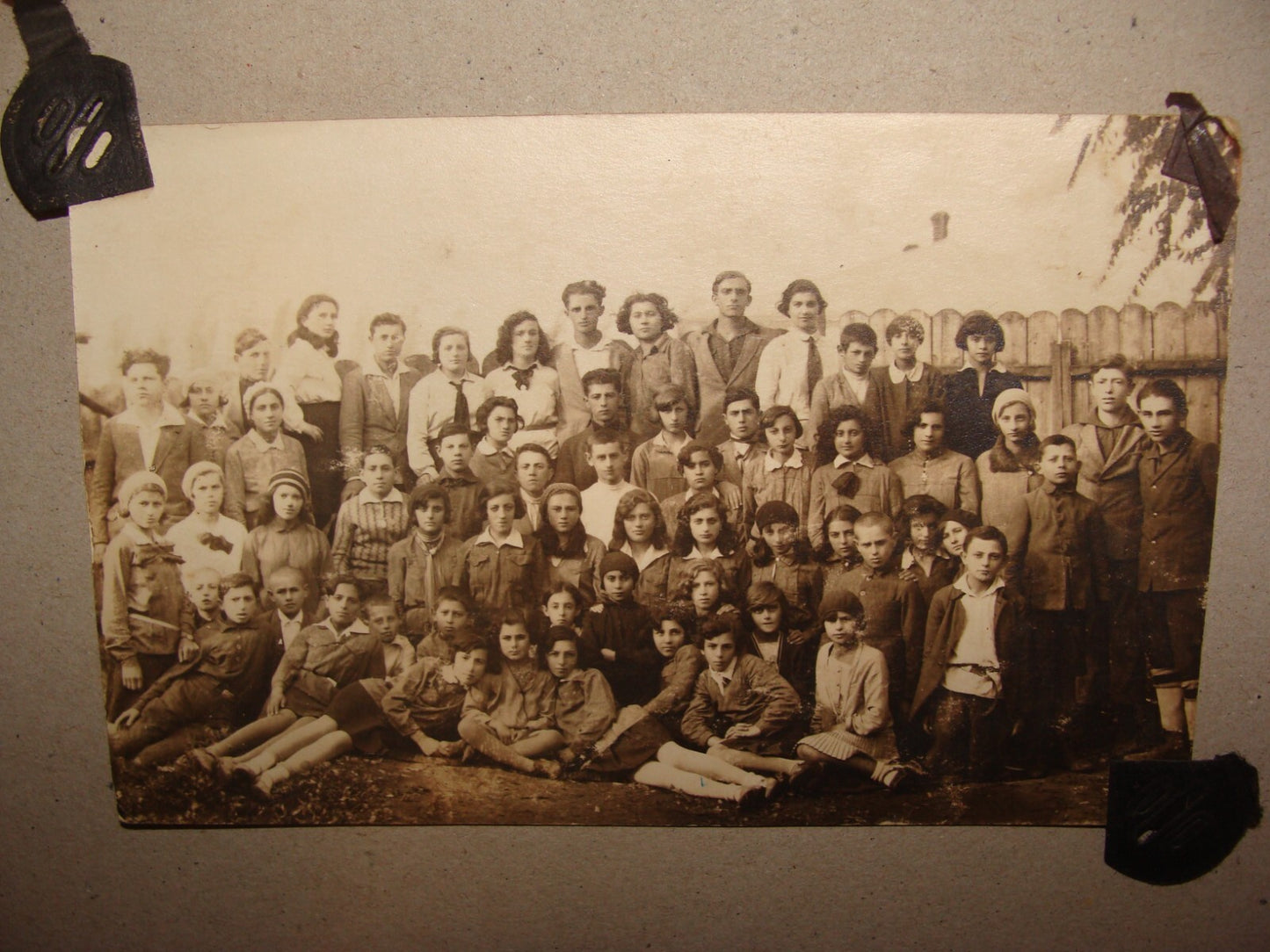 Photo Jewish 1920s Russia Romania Ukraine Secureni Zionist Youth Children Kids