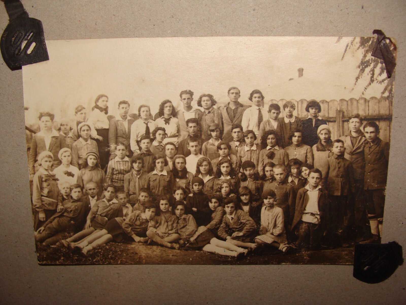 Photo Jewish 1920s Russia Romania Ukraine Secureni Zionist Youth Children Kids