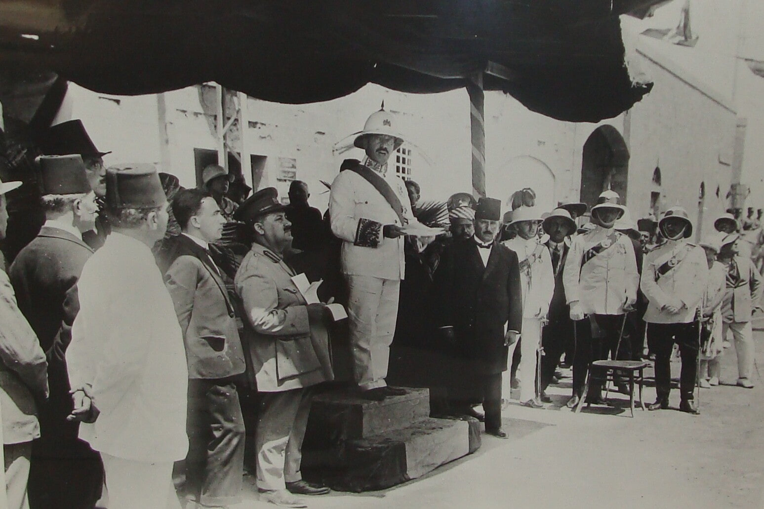 Photo Print, 1925 Palestine High Commissioner Herbert Samuel Jaffa Farewell