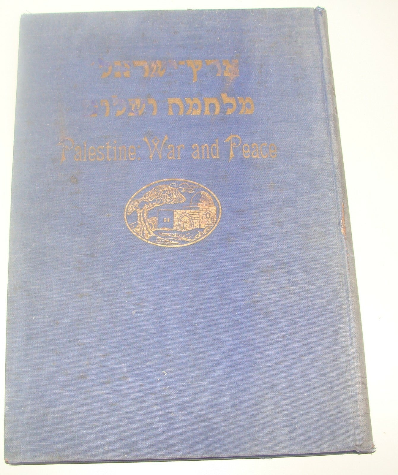 Book Jewish RARE Judaica 1930 Israel Palestine War And Peace Zionist History