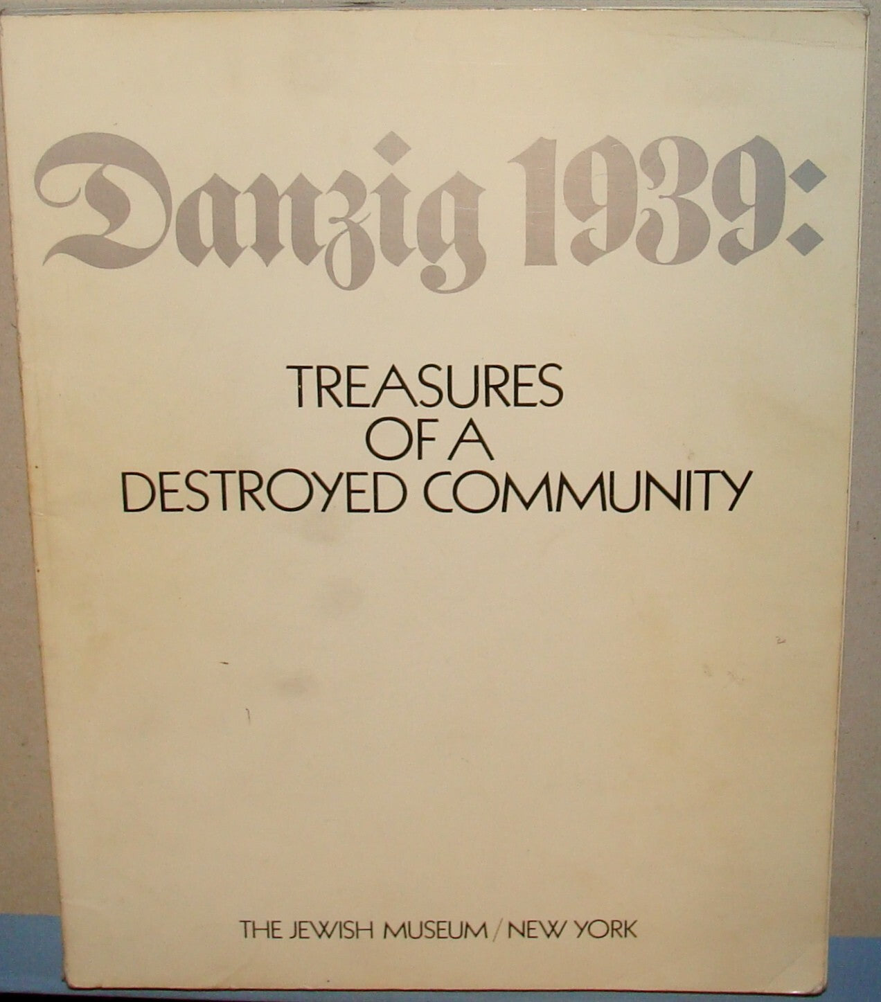 Book Jewish DANZIG 1939 Treasures of a Destroyed Community Judaica WWII Photos