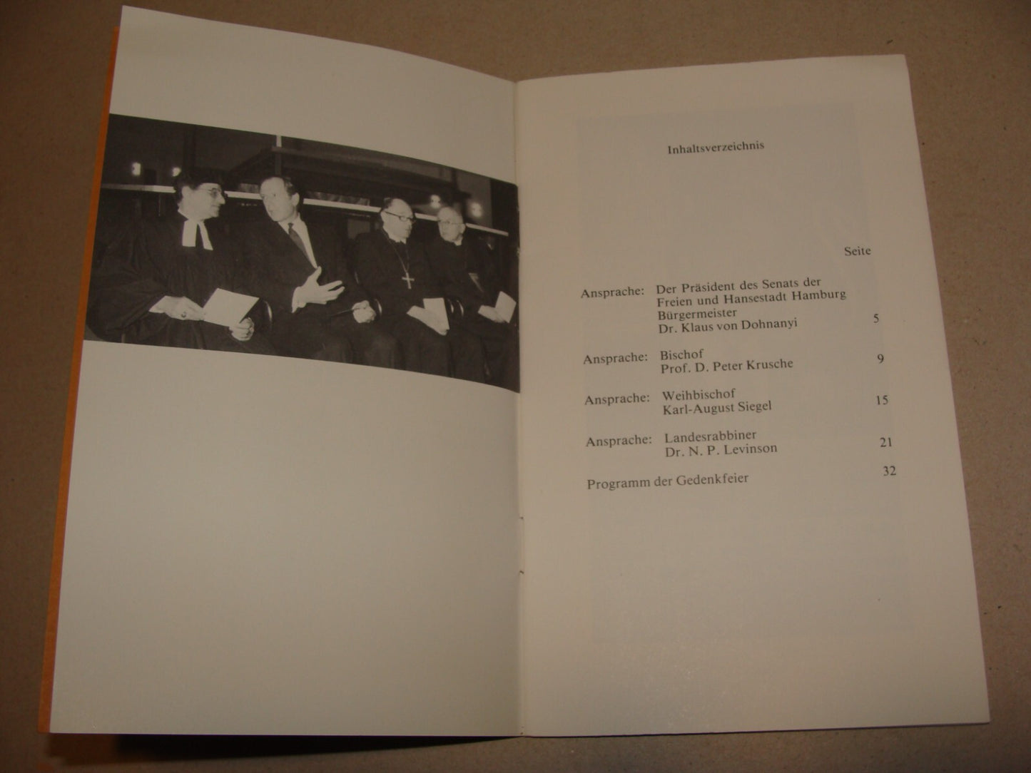 Germany Jewish Judaica German Hamburg Synagogue 1938 Kristallnacht 45 Years 1983