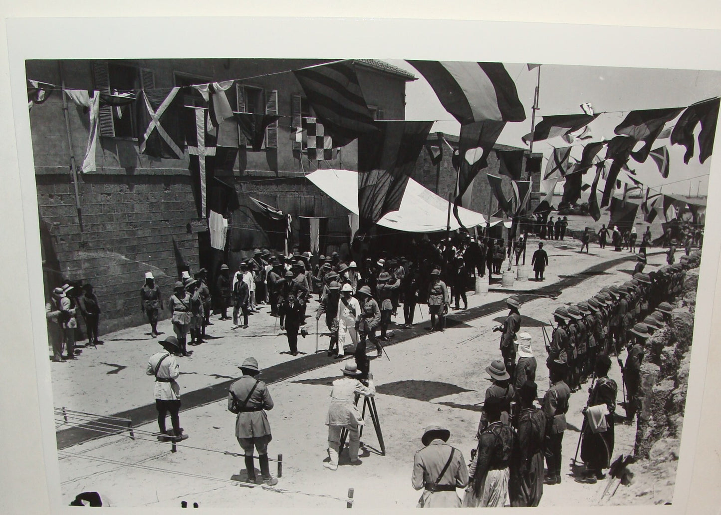Photo Print Palestine MATSON , 1920 Israel Herbert Samuel Jaffa Tel Aviv