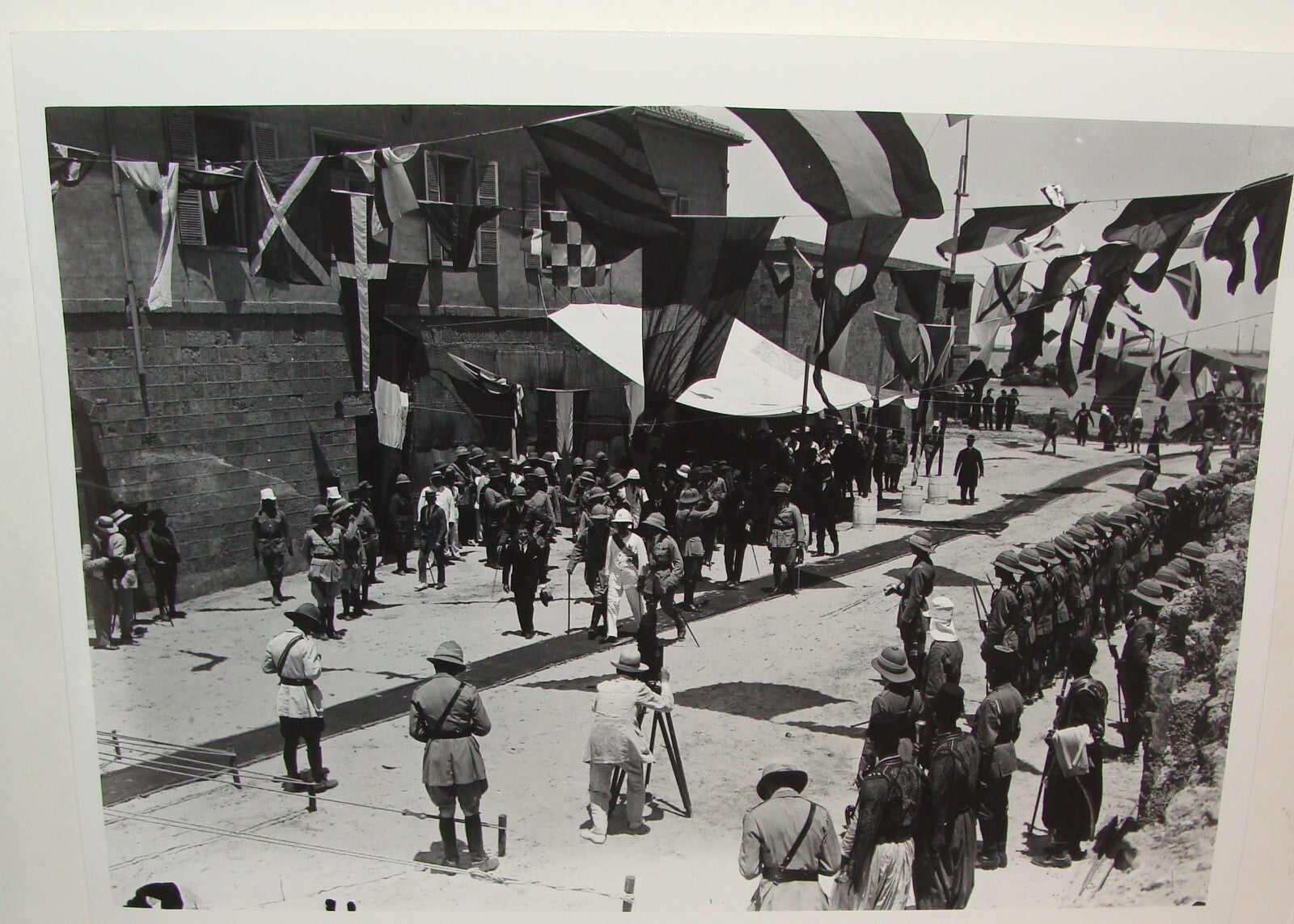 Photo Print Palestine MATSON , 1920 Israel Herbert Samuel Jaffa Tel Aviv