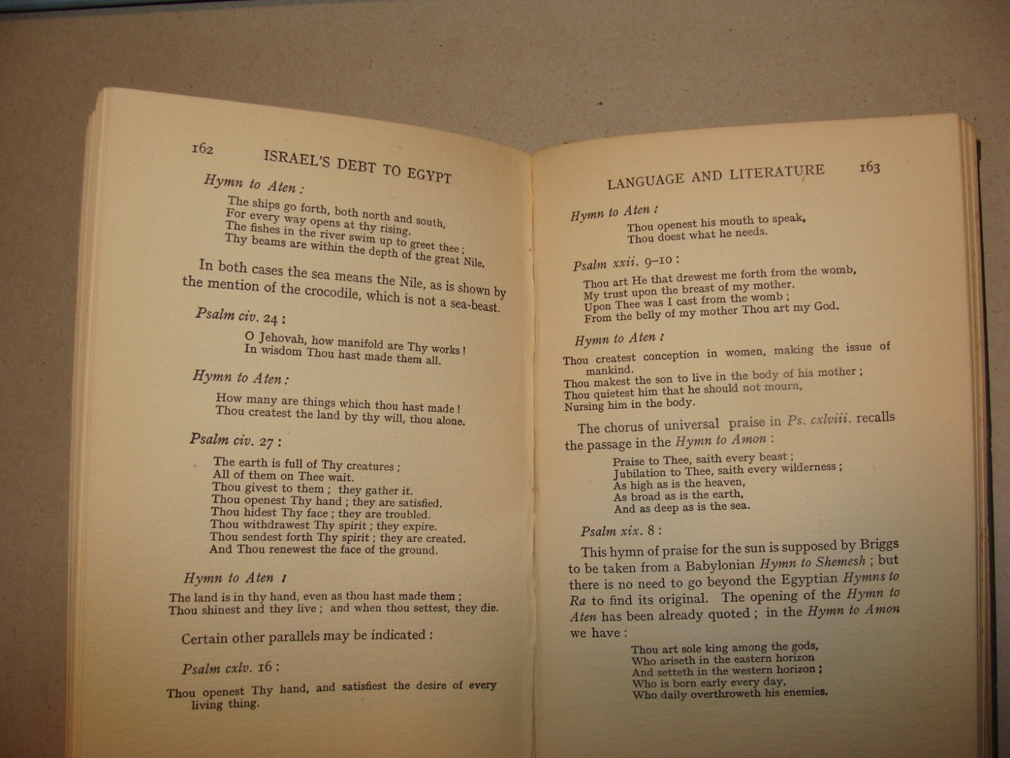 Book Jewish RARE 1928 ISRAEL'S DEBT TO EGYPT Israel History Judaica London