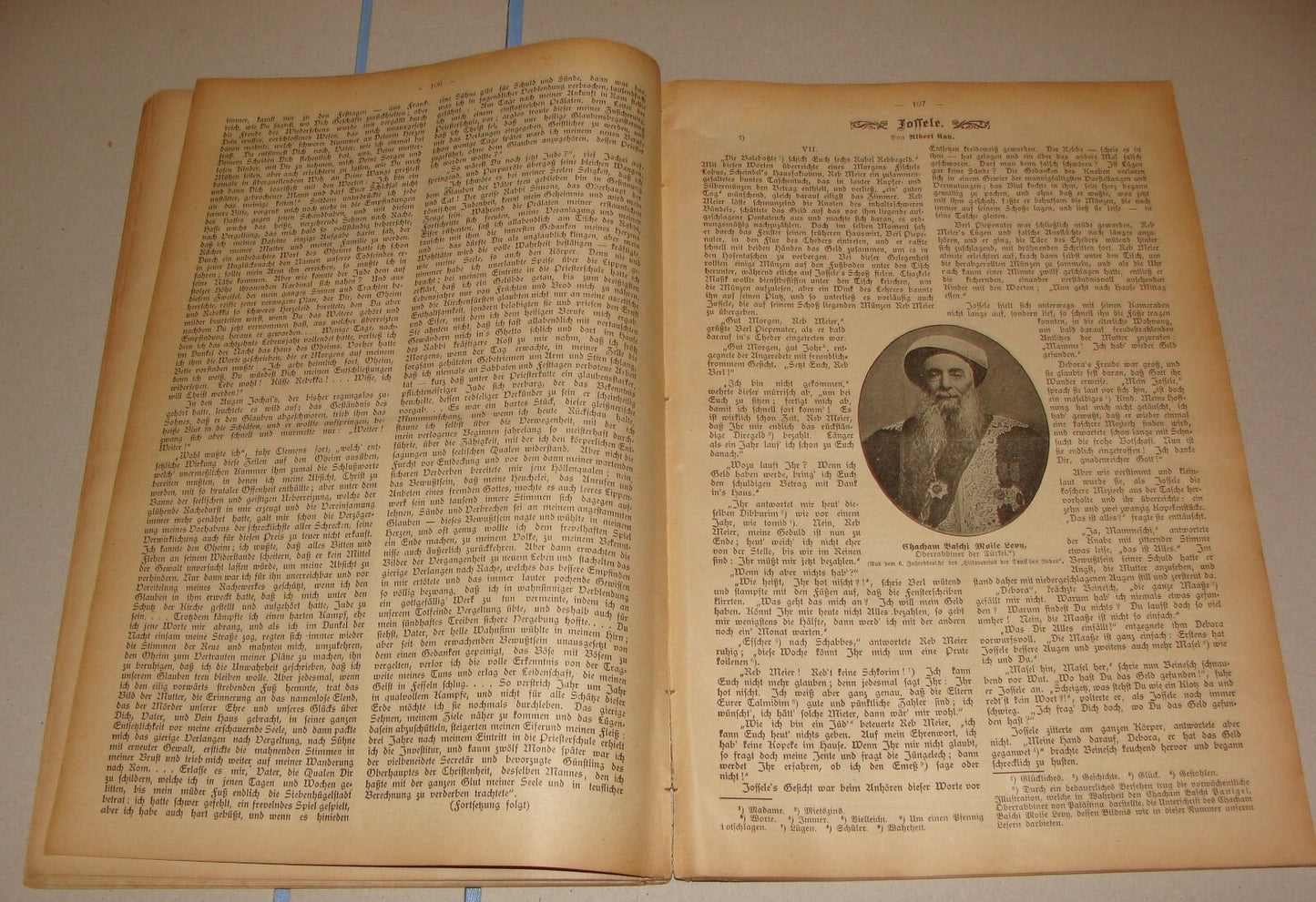 Germany Newspaper Jewish RARE Judaica German Sabbat Stunden 1908 Hildesheimer